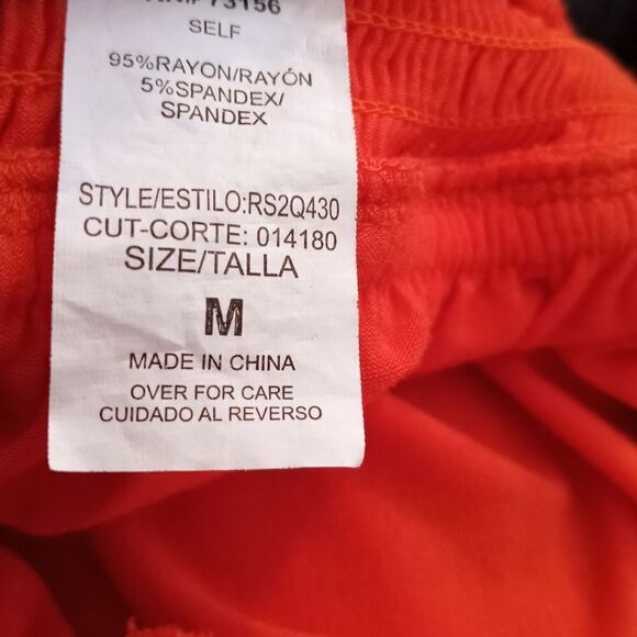 KENNETH COLE REACTION ORANGE V-NECK RUFFLE DRESS SZ.M EUC - Picture 8 of 9